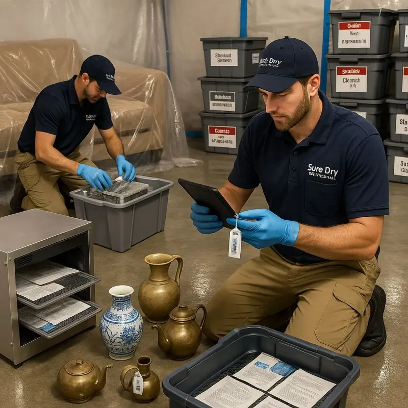 Content Protection and Restoration process in Ansonia, OH
